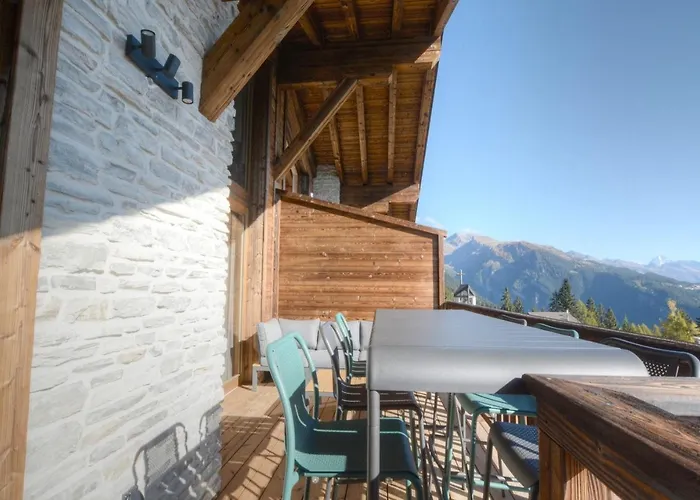 Gypaete 51 Proche Du Centre A Avec Vue Sur Les Alpes * Anzère