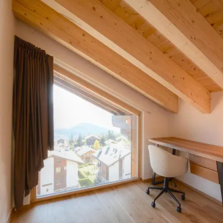Gypaete 51 Proche Du Centre A Avec Vue Sur Les Alpes Anzère